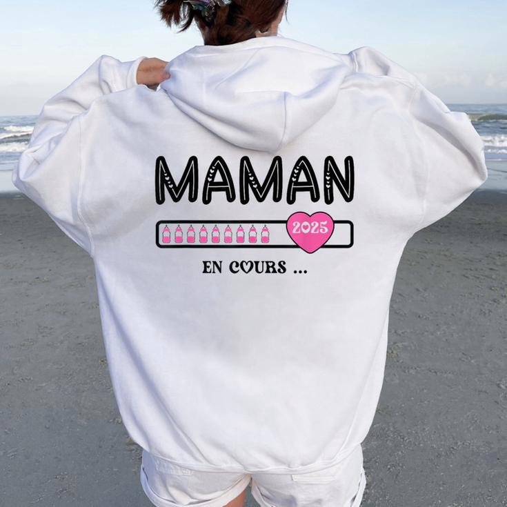 Sweat Maman Humour Cadeau Grossesse Annonce Grossesse Papa Originale Promue Future Maman 2025 Sweat à Sweat Grossesse Message Tendre