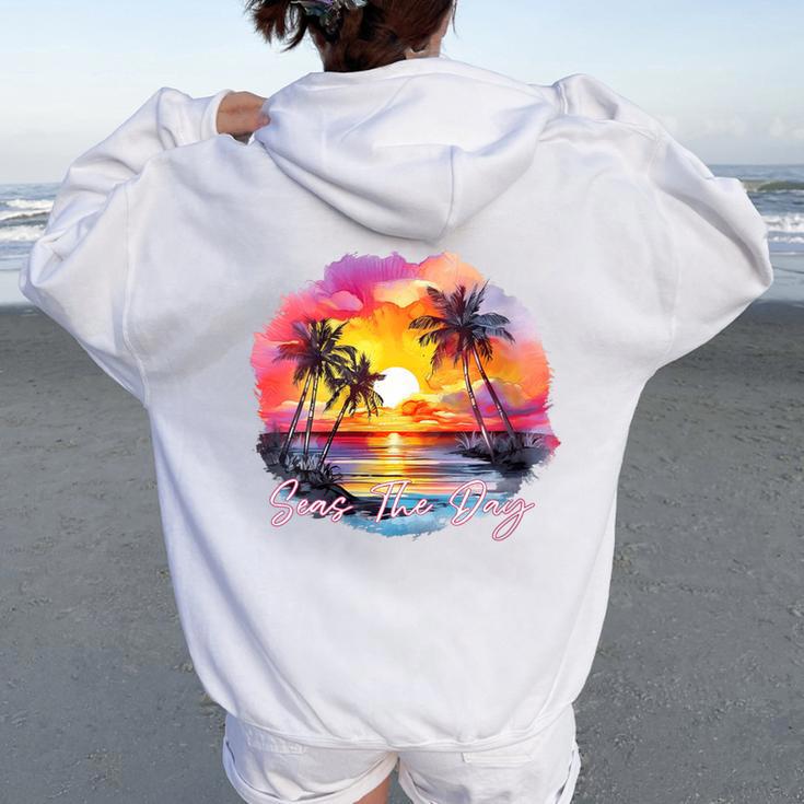 Sweat à Capuche "J'Peux Pas J'ai Vacances" - Coton/Polyester - Modèle Plage/Vacances