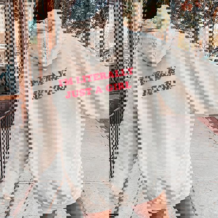 Oversized Hoodies Women's Hoodies With Sayings I'm Literally