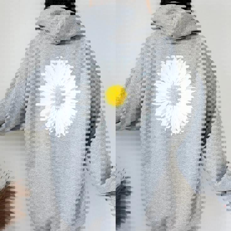 Fiore Margherita Bianca Moda Chic Casual Elegante Per Donne Maglia