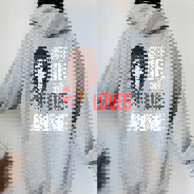 Fan Felpa Felpe Otaku Just A Girl Who Loves Anime Kawaii Otaku