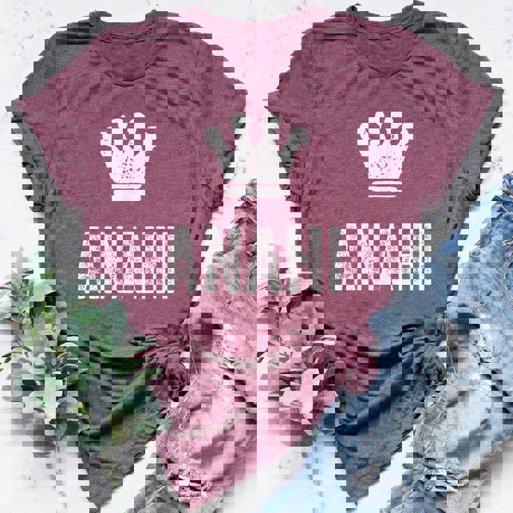 Anahi The Queen Crown & Name Called Anahi Bella Canvas T-shirt Anahi The Queen Crown & Name Called Anahi Bella Canvas T-shirt