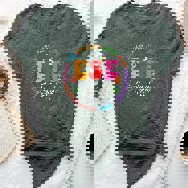 Ese Squad First Last Day Team Teacher Student Tribe Bella Canvas T-shirt