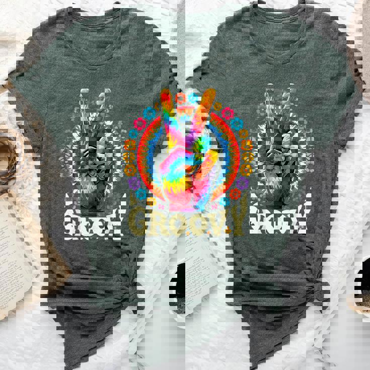 Peace Sign Love Groovy Hippie Party Bella Canvas T-shirt