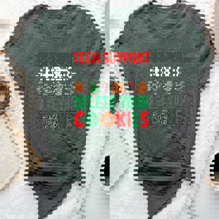 Tech Support Christmas Cookies Christmas Bella Canvas T-shirt