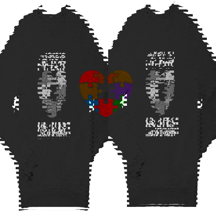 Autism Awareness Dad Mom Daughter Autistic Kids Awareness Youth Sweatshirt