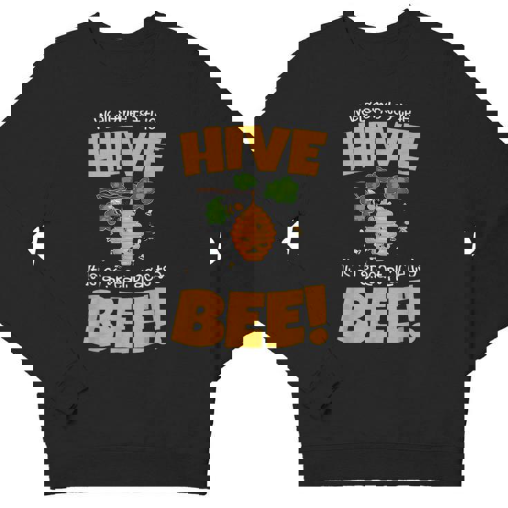 Bee Bee Bee Theme Back To School For Teachers Welcome To The Hive Youth Sweatshirt