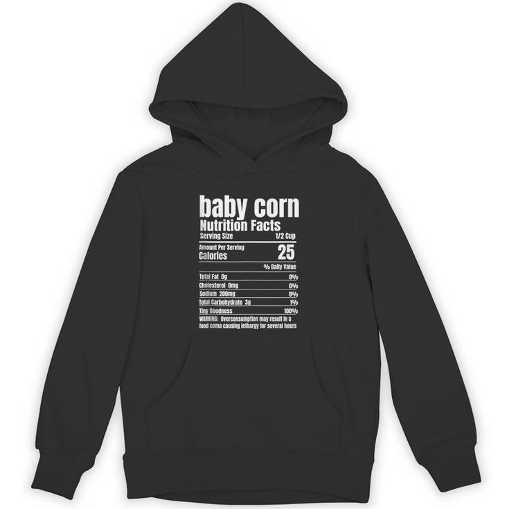 Baby Corn Nutrition Facts Thanksgiving Christmas Food Tank Top Unisex Hoodie