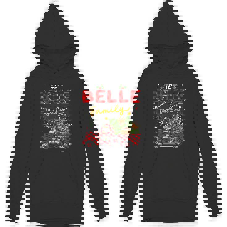 The Belle Family Christmas Matching Pajamas Group Unisex Hoodie