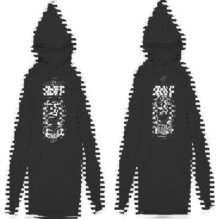 It's A Barreto Thing You Wouldn't Understand Personalized Last Name For Barreto Hoodie