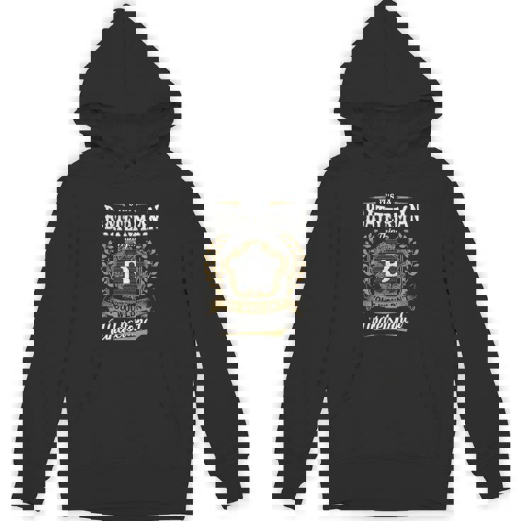 It's A Batterman Thing You Wouldn't Understand Personalized Last Name Batterman Family Crest Coat Of Arm Hoodie