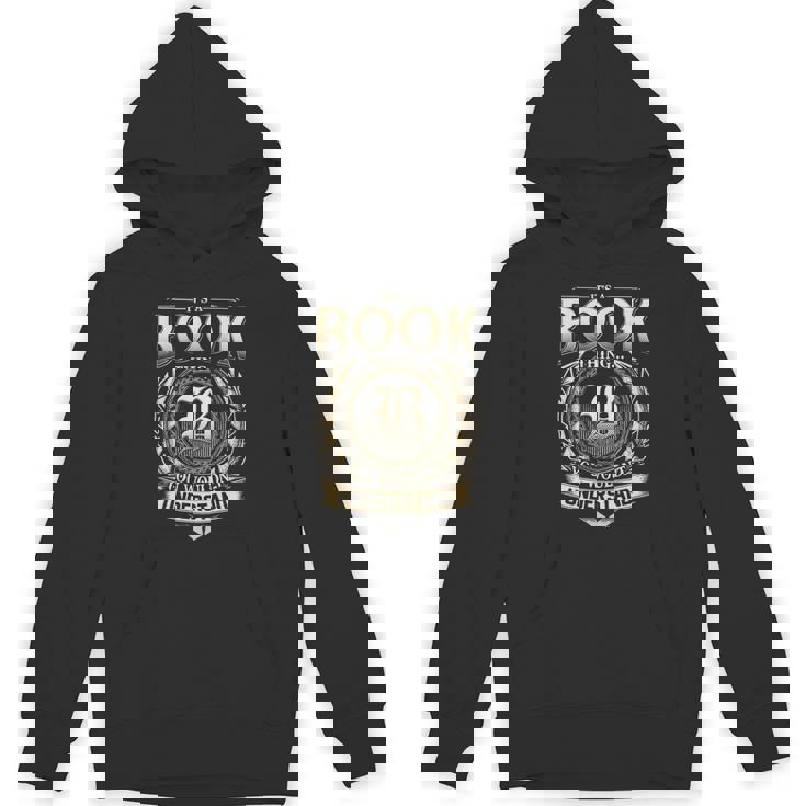 Its A Book Thing You Wouldnt Understand Name Vintage Hoodie