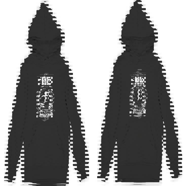 It's A Fender Thing You Wouldn't Understand Personalized Last Name For Fender Hoodie
