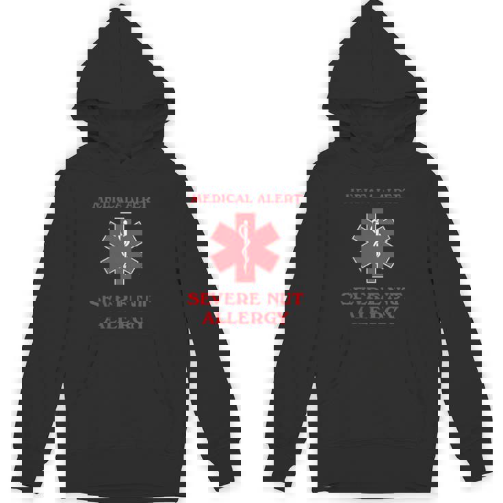Medical Alert Severe Nut Allergy Awareness Unisex Hoodie