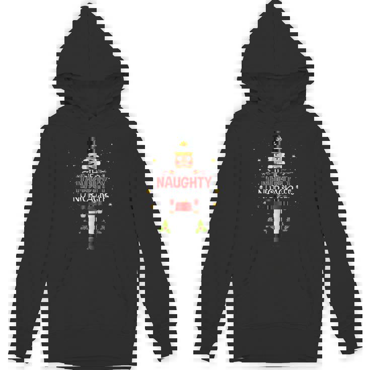 Naughty Nutcracker Group Matching Family Christmas Unisex Hoodie