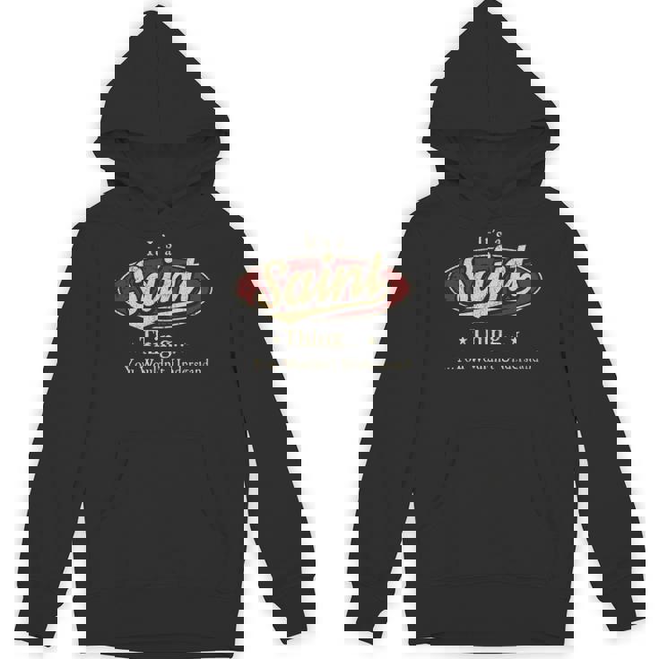Sain Personalized Name Name Print S With Name Saint Hoodie