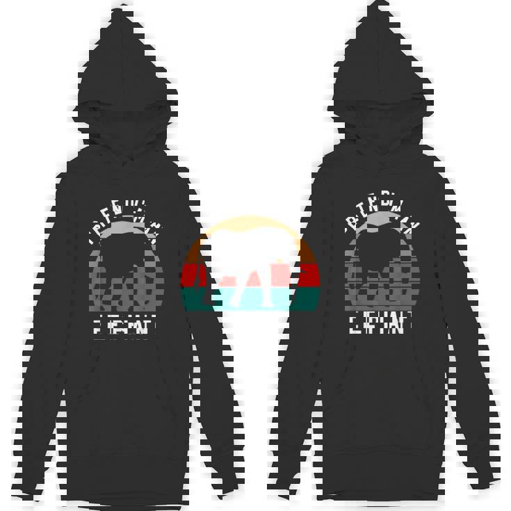 Simple Halloween Costume Elephant Pretend I'm An Elephant Unisex Hoodie