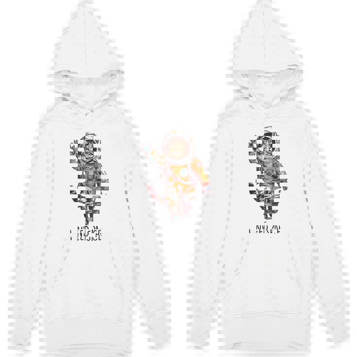 Cat Astronaut I Need Space Universe Outer Space Kitty Lover Unisex Hoodie