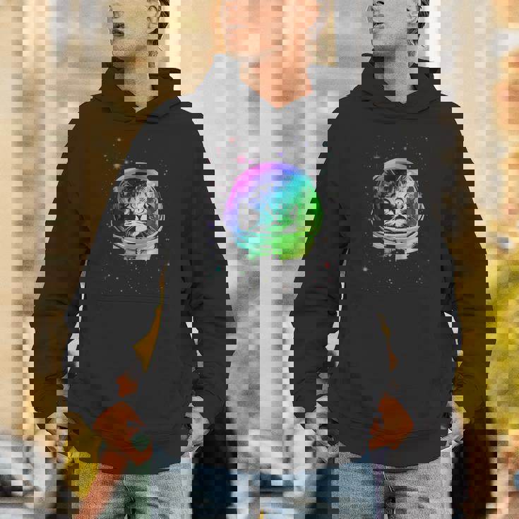 Cat Is An Astronaut In Outer Space Unisex Hoodie