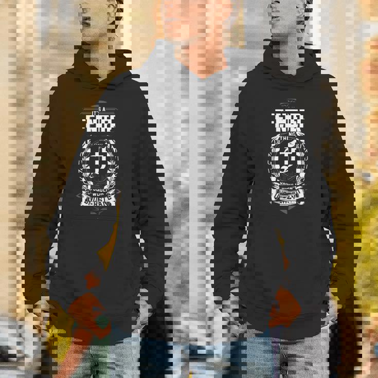 It's A Fender Thing You Wouldn't Understand Personalized Last Name For Fender Hoodie
