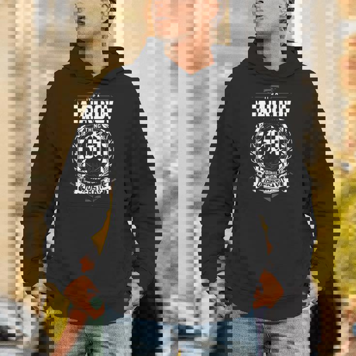 It's A Marlow Thing You Wouldn't Understand Personalized Last Name For Marlow Hoodie