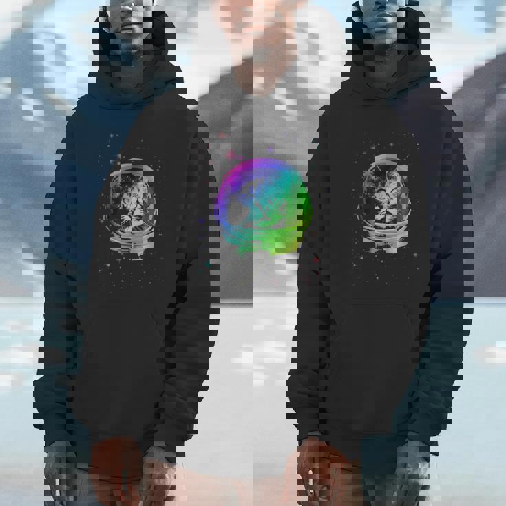 Cat Is An Astronaut In Outer Space Unisex Hoodie