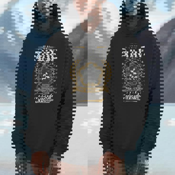 It's An Abare Thing You Wouldn't Understand Personalized Last Name Abare Family Crest Coat Of Arm Hoodie
