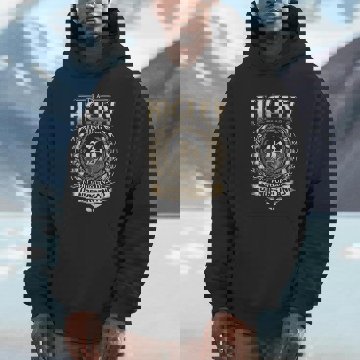 Its A Higley Thing You Wouldnt Understand Name Vintage Hoodie