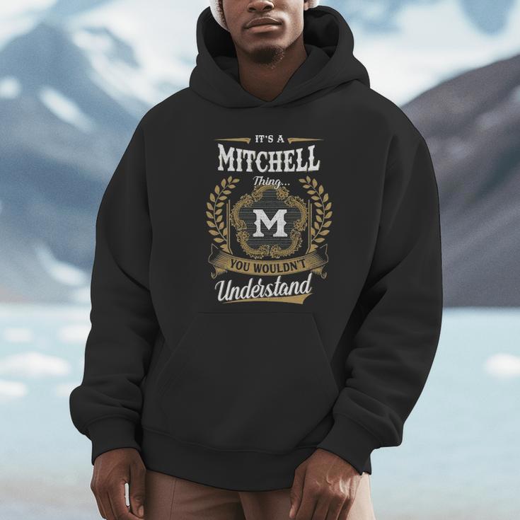 It's A Mitchell Thing You Wouldn't Understand Personalized Last Name Mitchell Family Crest Coat Of Arm Hoodie