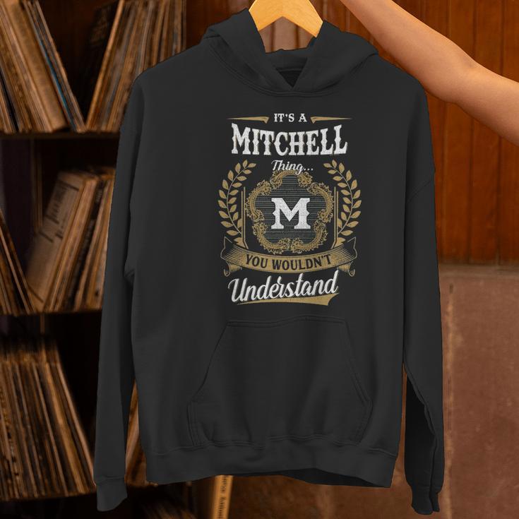 It's A Mitchell Thing You Wouldn't Understand Personalized Last Name Mitchell Family Crest Coat Of Arm Hoodie