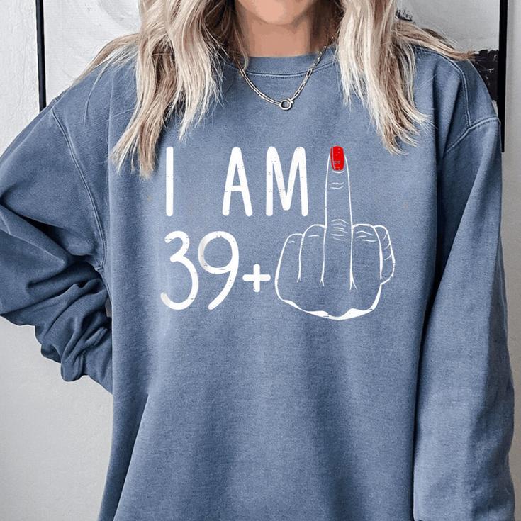 T-Shirt 'I Am 39 Plus 1' Pour 40ème Anniversaire - Coton - Message Humoristique - Homme/Femme