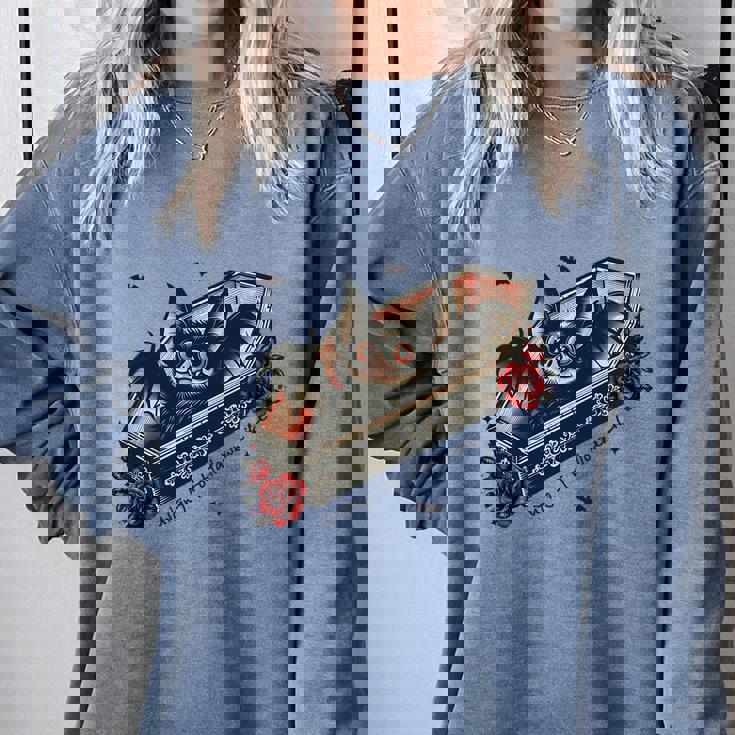 Girls Trip Get Wicked Vintage Halloween Comfort Colors Sweatshirt Monsterry