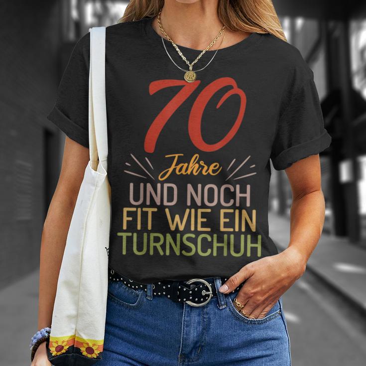 70 Jahre Und Noch Fit Wie Ein Trainschuh 70 Birthday S T-Shirt Geschenke für Sie