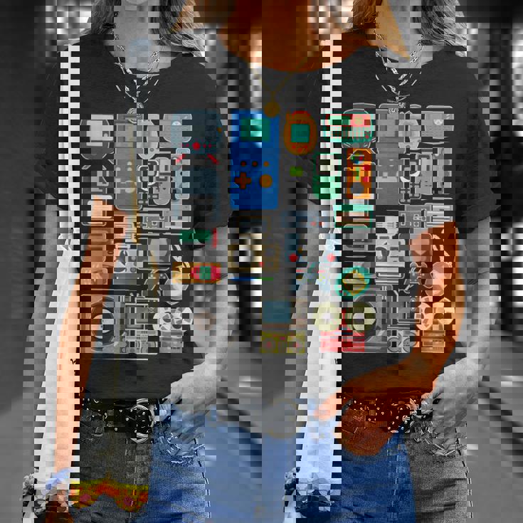 80S 90Sideojuego Retrointage Classic Arcade Camiseta unisex Regalos para ella