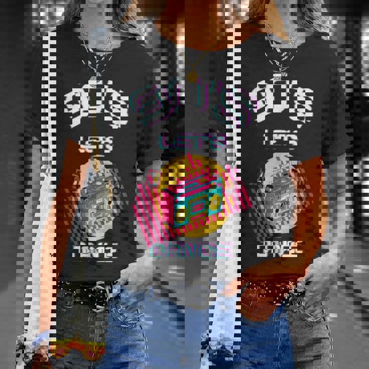 90S Let's Dance Camiseta unisex Regalos para ella