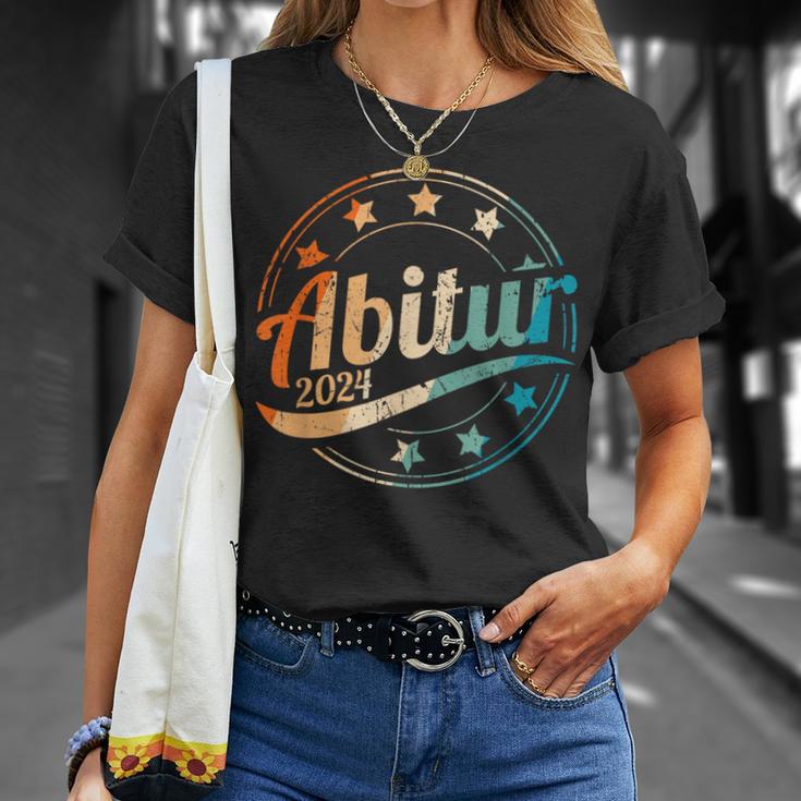 Abitur 2024 Retrointage Prüfung Bestanden Abi 2024 T-Shirt Geschenke für Sie