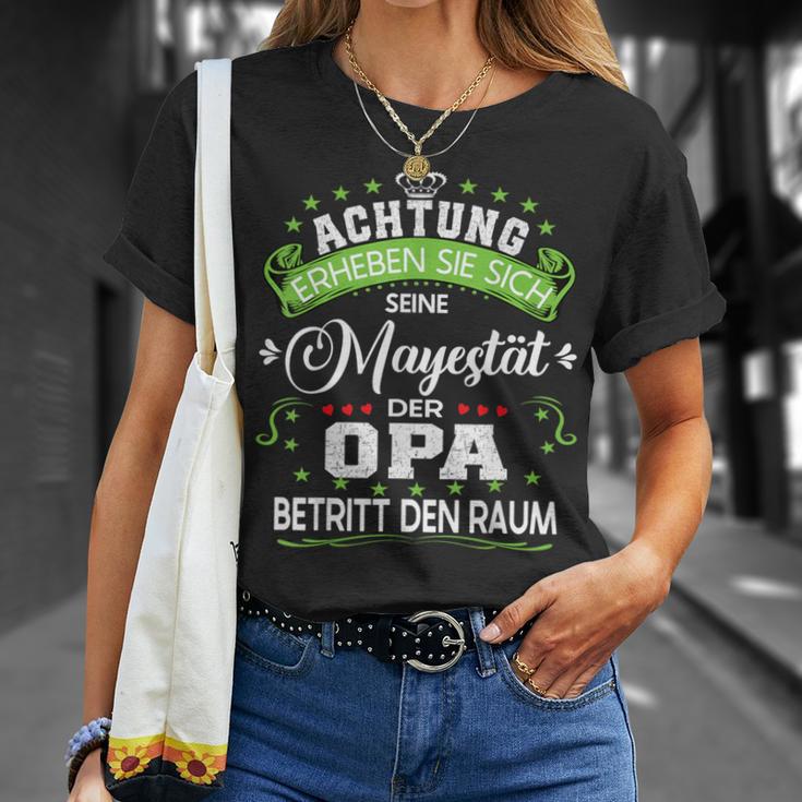 Achtung Seine Majestät Der Grandpaatertagsgeschenk T-Shirt Geschenke für Sie