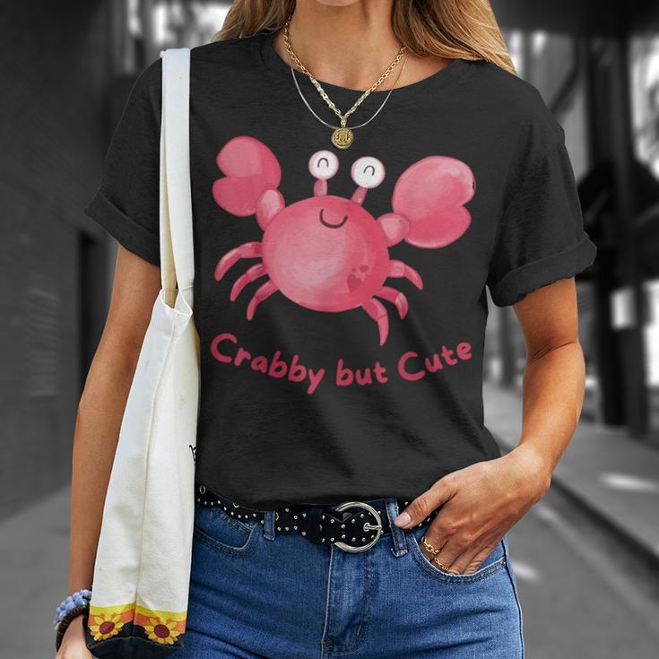 Adorablemente Lindo Cangrejo Para Niñas Niños Cangrejo Pero Lindo Camiseta unisex Regalos para ella