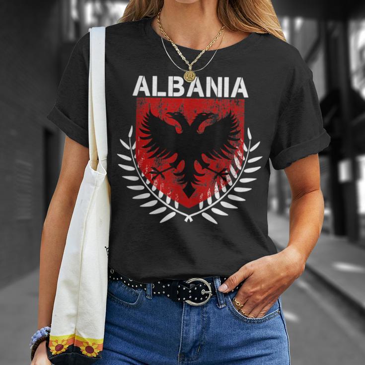 Águila Albanesa Albania Albanesa Albania Albania Camiseta unisex Regalos para ella