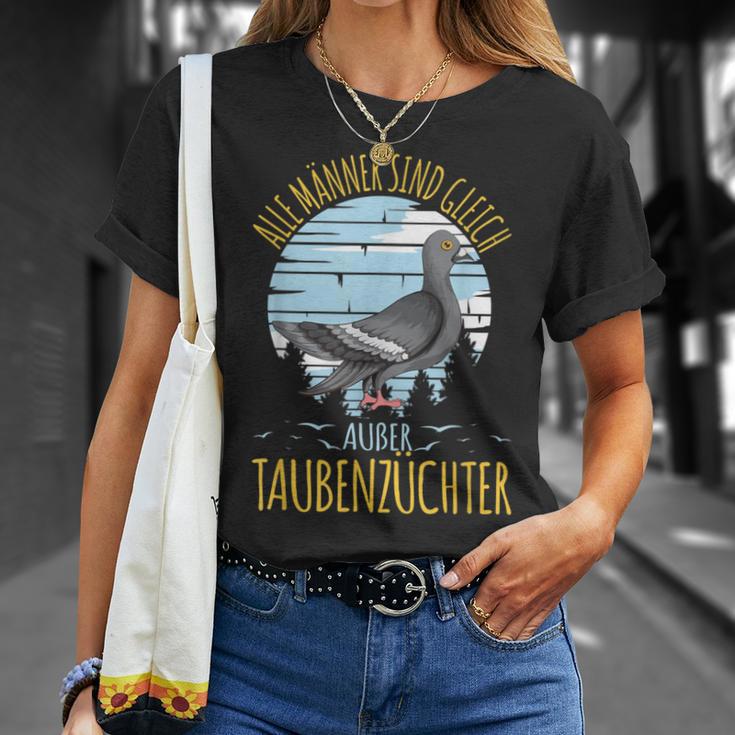 Alle Männer Sind Gleich Except Taubenzüchter Tauben T-Shirt Geschenke für Sie