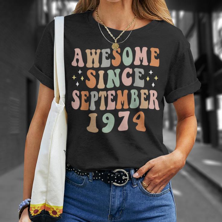 Alles Gute Zum 48 Geburtstag 48 Jahre Alt Fantastisch Seit September 1974 T-Shirt Geschenke für Sie