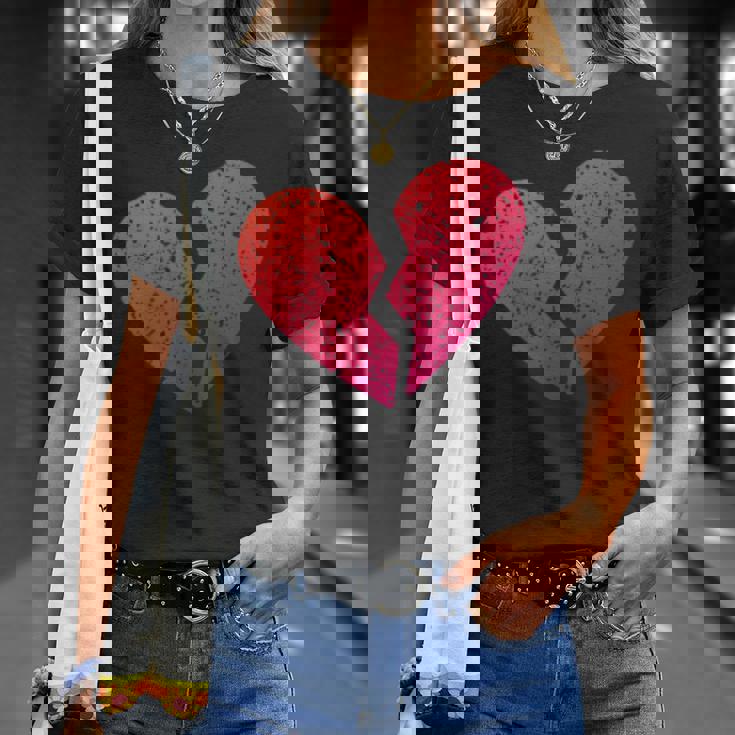 Amore E Cuore Spezzato Heartbreak Heartbreak Maglietta Regalos para ella