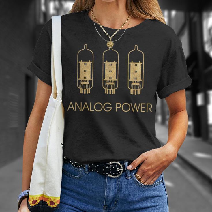 Analog Power Amp Tubes Hi-Fiintage Stereo Retro T-Shirt Geschenke für Sie