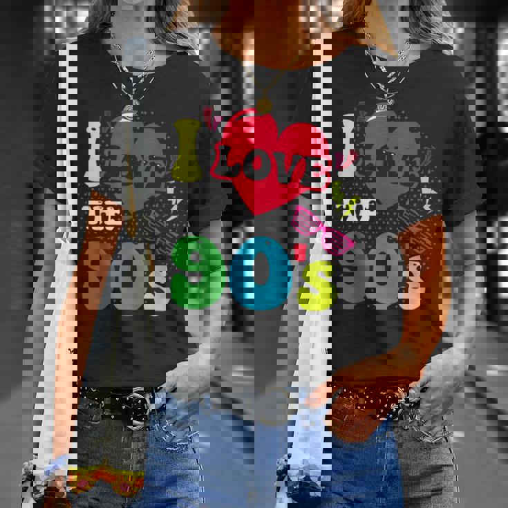 Annees 90 Deguisement Costume Rétro Années 90 T-Shirt Cadeaux pour elle