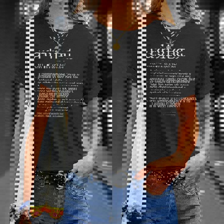Architect Definition Divertente Per Architetti Maglietta Regalos para ella