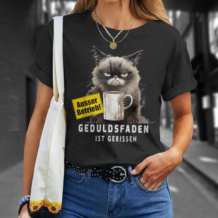 Ausser Betrieb Geduldsfaden Gerissen Arbeit Humor Office T-Shirt Geschenke für Sie