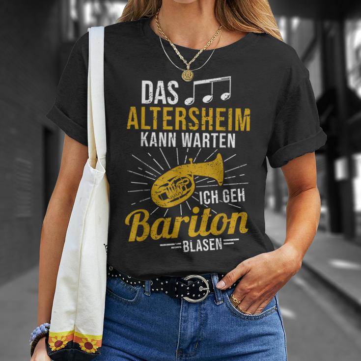 Baritone Horn Musician Das Altersheim Kann Wait Baritone T-Shirt Geschenke für Sie