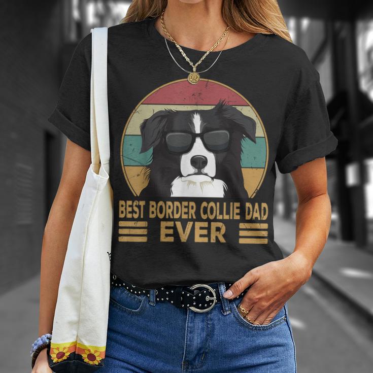 Best Border Collie Dad Ever Dogs Dad Lord Idea T-Shirt Geschenke für Sie