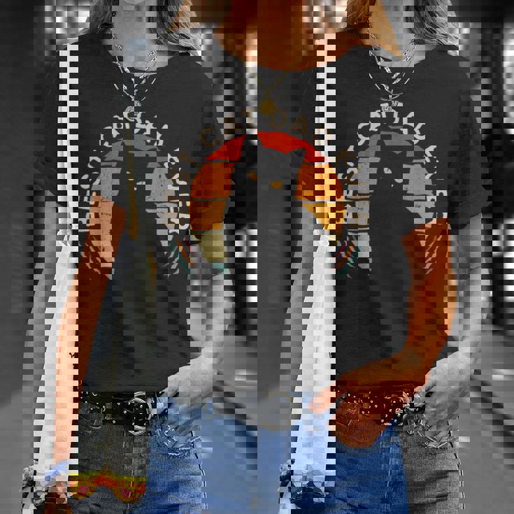 Best Cat Dad Ever Cute Kitten Fatherintage Cat Owner Camiseta unisex Regalos para ella