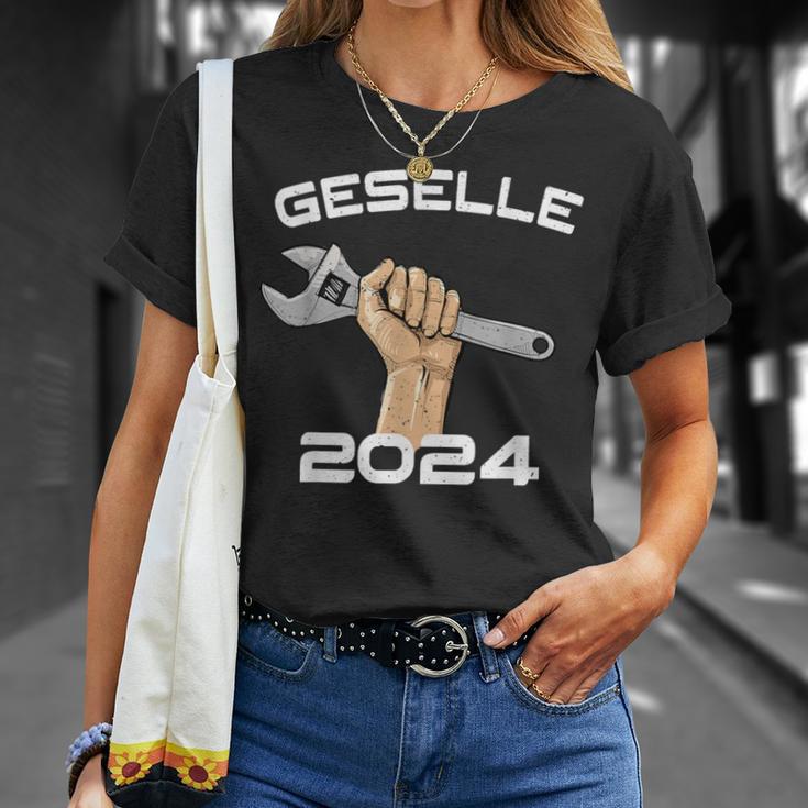 Bestandene Gesellenprüfung Gesellenbrief Azubi Geselle 2024 T-Shirt Geschenke für Sie